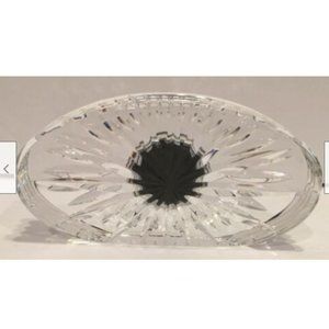 Waterford Accents - Waterford Cut Crystal Quartz Clock Paperweight Waterford Accents - Waterford Cut Crystal Quartz Clock Paperweight